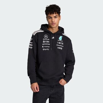 ADIDAS PERFORMANCE Sportsweatshirt 'Mercedes-AMG Petronas Formula 1 Team' in Zwart: voorkant