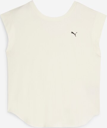 PUMA - Camiseta funcional 'STUDIO FOUNDATIONS' en beige: frente