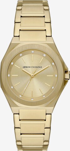 ARMANI EXCHANGE Uhr in Gold: predná strana