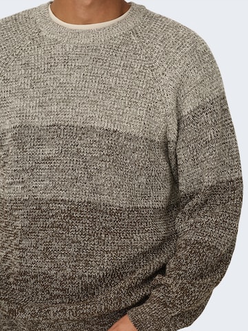 Only & Sons Pulover 'ONSBIRK' | siva barva