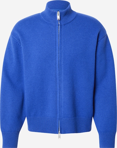 Han Kjøbenhavn Vestes en maille 'Diamond' en bleu, Vue avec produit