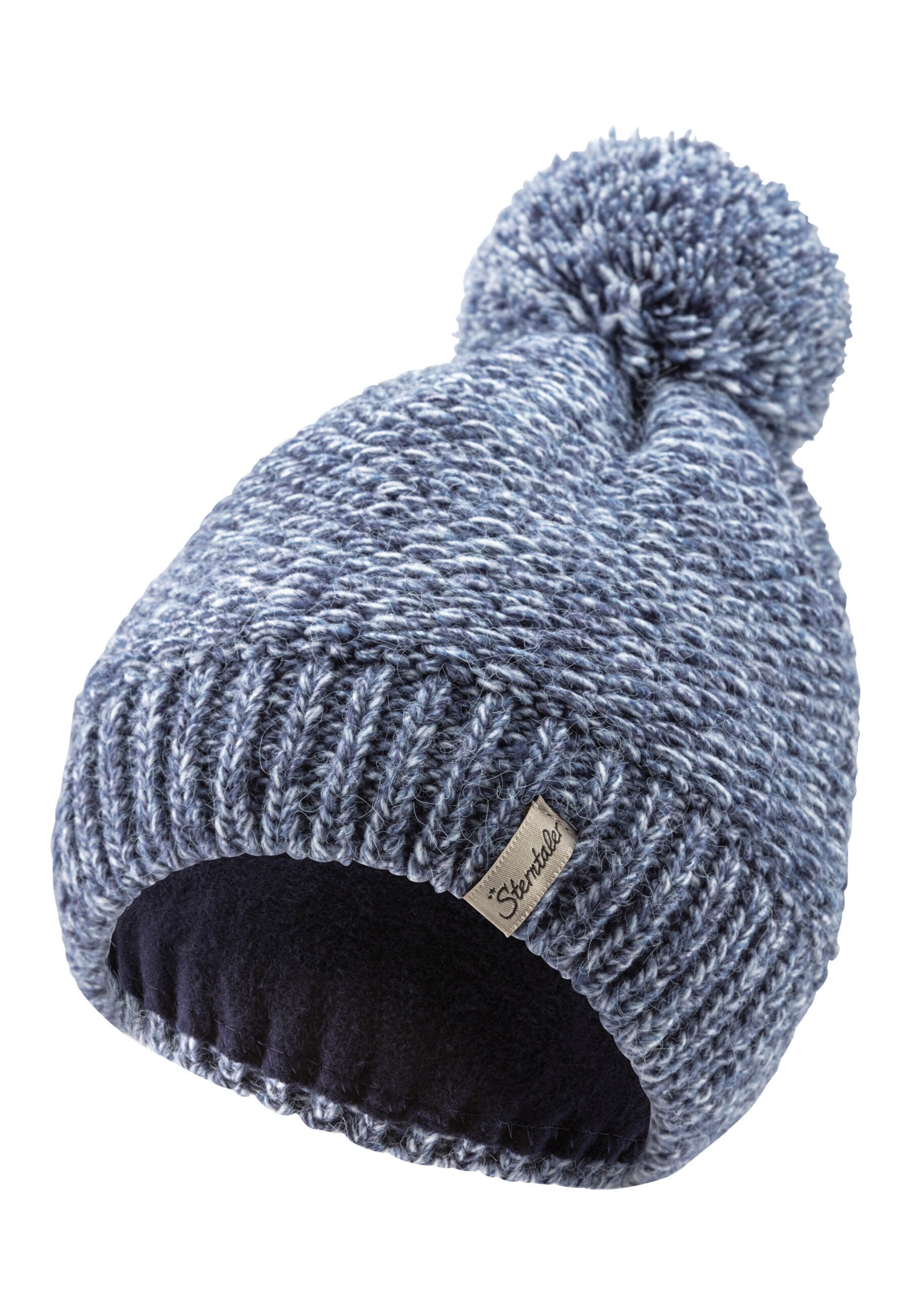 STERNTALER Beanie 'Multicolor' in Blue: front