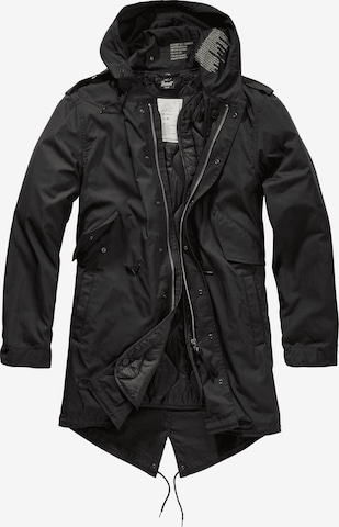 Parka di mezza stagione 'M51 US' di Brandit in nero: frontale