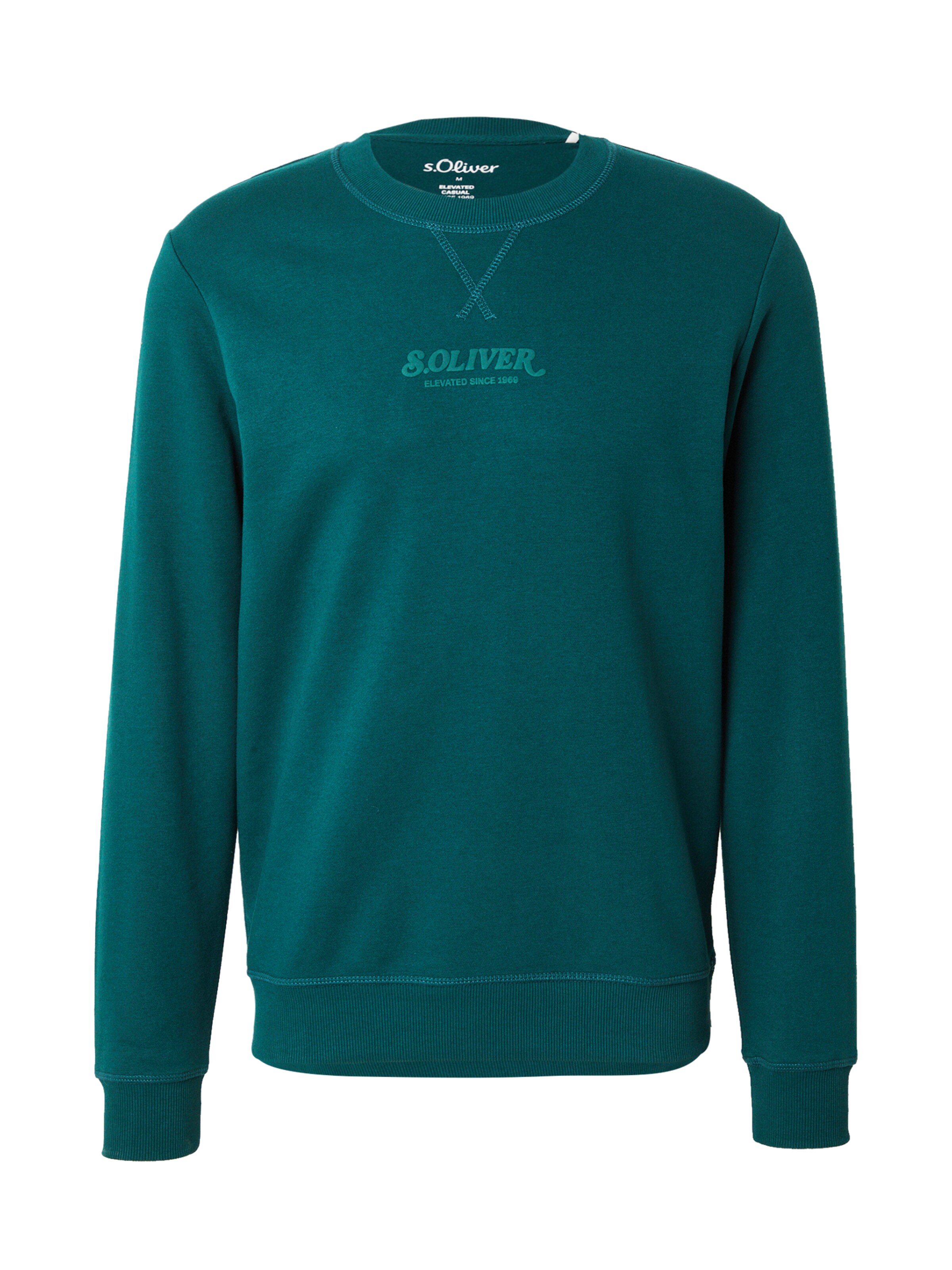 s.Oliver Sweatshirt in Green: front
