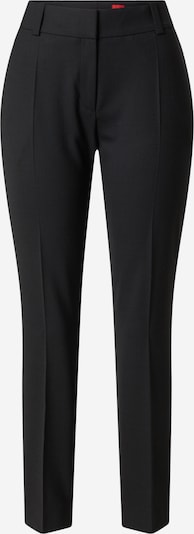 HUGO Pantalon à plis 'Hetana' en noir, Vue avec produit