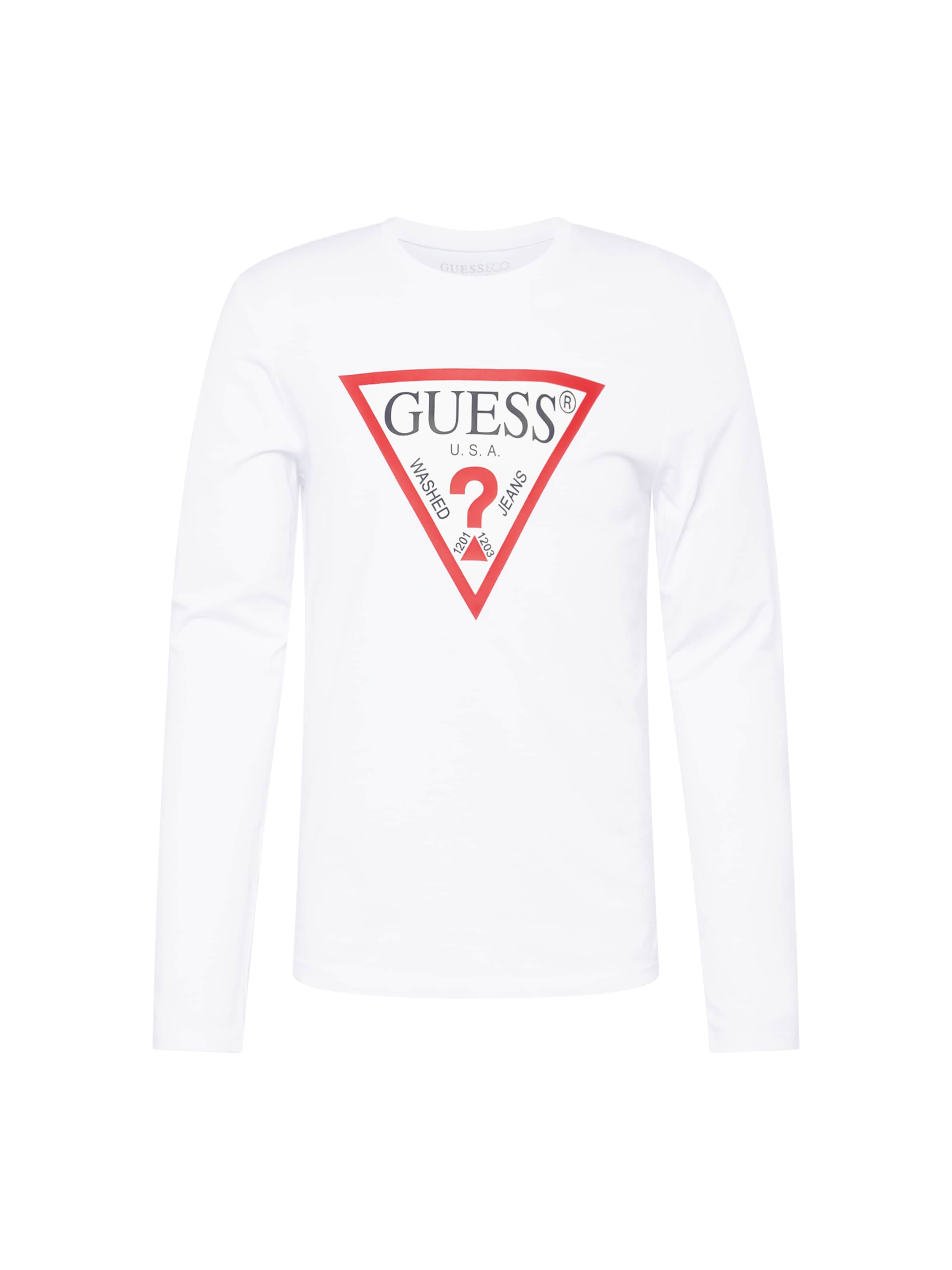 balts GUESS T-Krekls: no priekšpuses