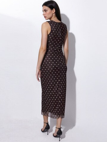 Robe 'Midi' Hiccup en marron