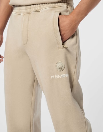 Plein Sport Tapered Broek in Beige