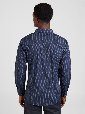 ABOUT YOU Regular fit Button Up Shirt 'Thilo' in Blue