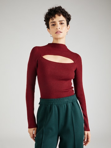 LEVI'S ® Sweter 'Matrix Sweater' w kolorze czerwony: przód