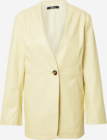 Blazer 'Mina' Gina Tricot en jaune : devant