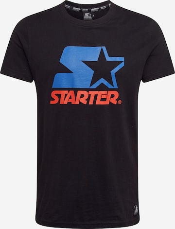 Starter Black Label Regular Fit T-Shirt in Schwarz: predná strana