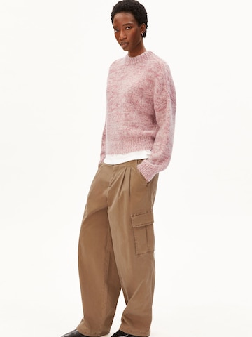 ARMEDANGELS Strickpullover MOULINÉ  BRUSHED in Pink: Seite