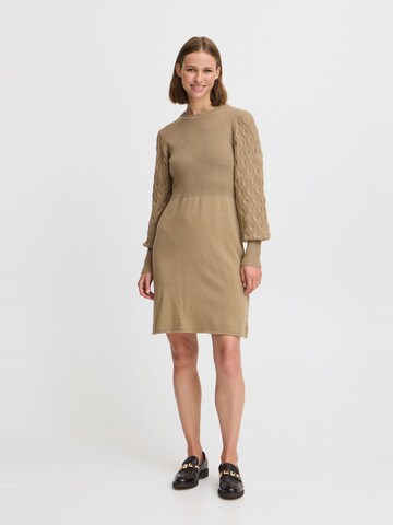 b.young - Vestido de punto ' BYNONINA RIB DRESS 2 - ' en marrón