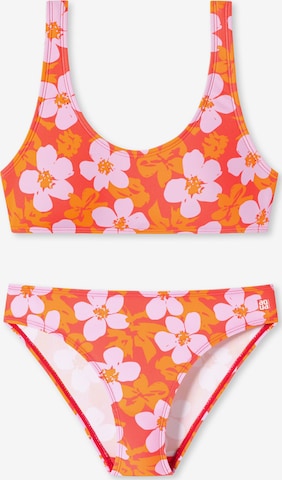 SCHIESSER Bustier Bikini 'Aqua' in Orange: predná strana