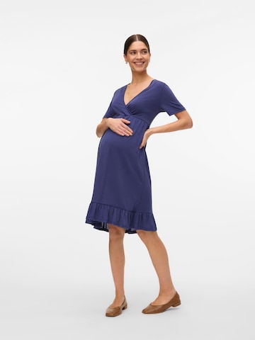 MAMALICIOUS Obleka 'MLKimmie Tess' | modra barva