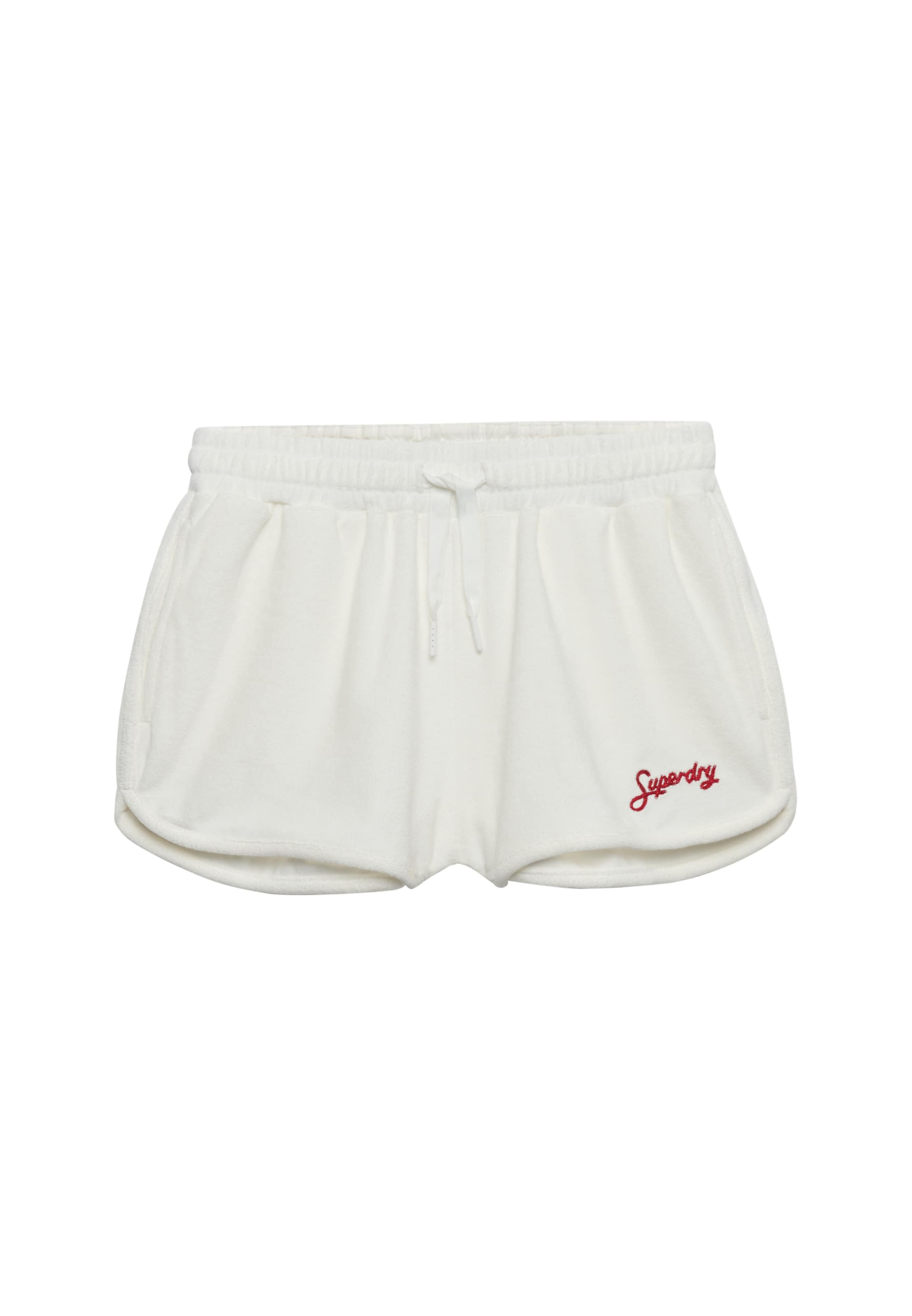 Superdry & Co Loose fit Pants 'Terry' in Beige: front