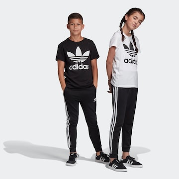 ADIDAS ORIGINALS Tapered Trousers 'Trefoil' in Black