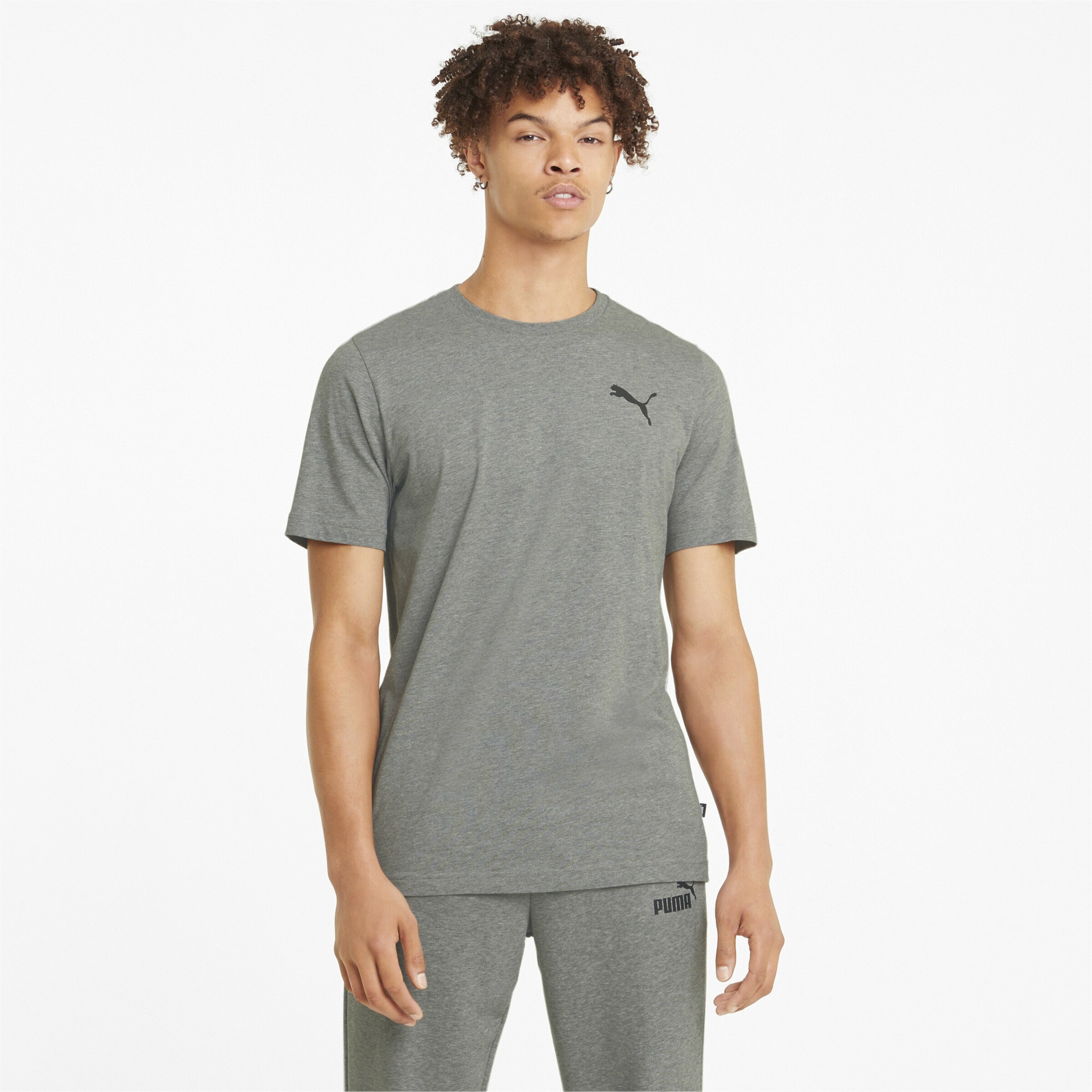Männer Sportarten PUMA T-Shirt in Graumeliert - HS61950 Männer Sportarten PUMA T-Shirt in Graumeliert - HS61950