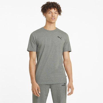 T-Shirt fonctionnel 'Essentials' PUMA en gris : devant