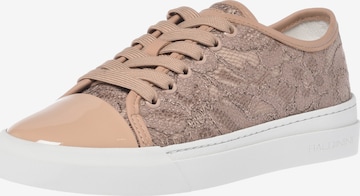 Baskets basses BALDININI en beige : devant