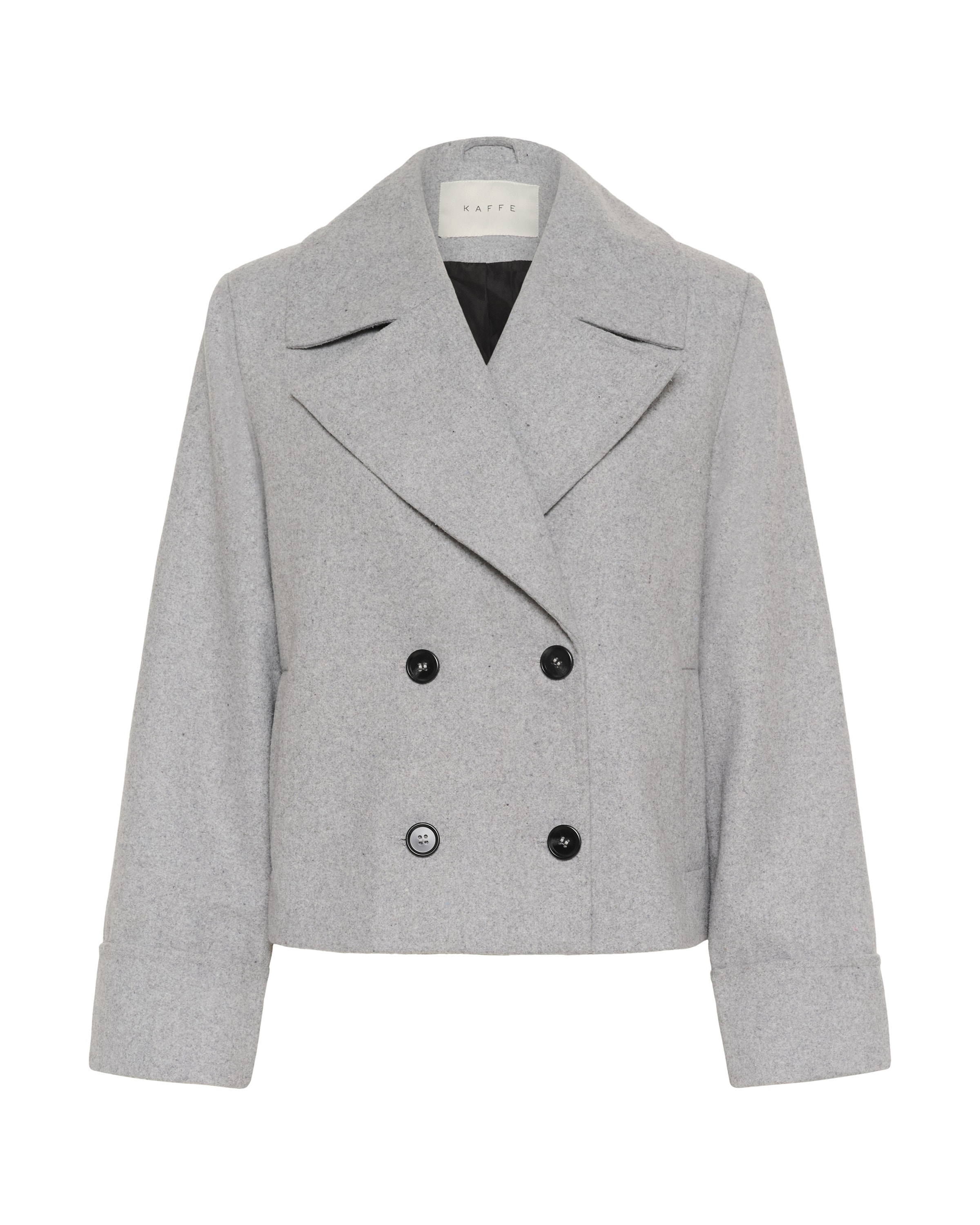 Kaffe Ανοιξιάτικο και φθινοπωρινό παλτό 'Julia' σε γκρι: μπροστά