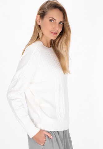 usha WHITE LABEL Trui in Wit: voorkant