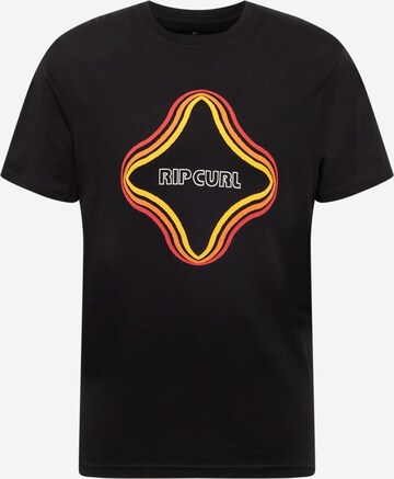 RIP CURL Performance Shirt 'REVIVAL VIBRATIONS' in Black: front