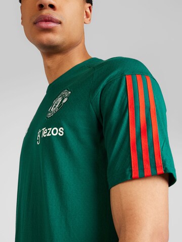 ADIDAS PERFORMANCE Λειτουργικό μπλουζάκι 'MUFC' σε πράσινο
