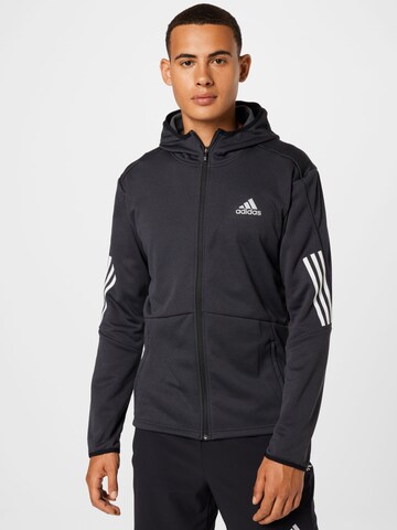 ADIDAS SPORTSWEAR Sportsweatvest in Zwart: voorkant