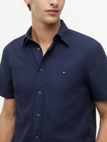 TOMMY HILFIGER Regular Fit Hemd in Blau