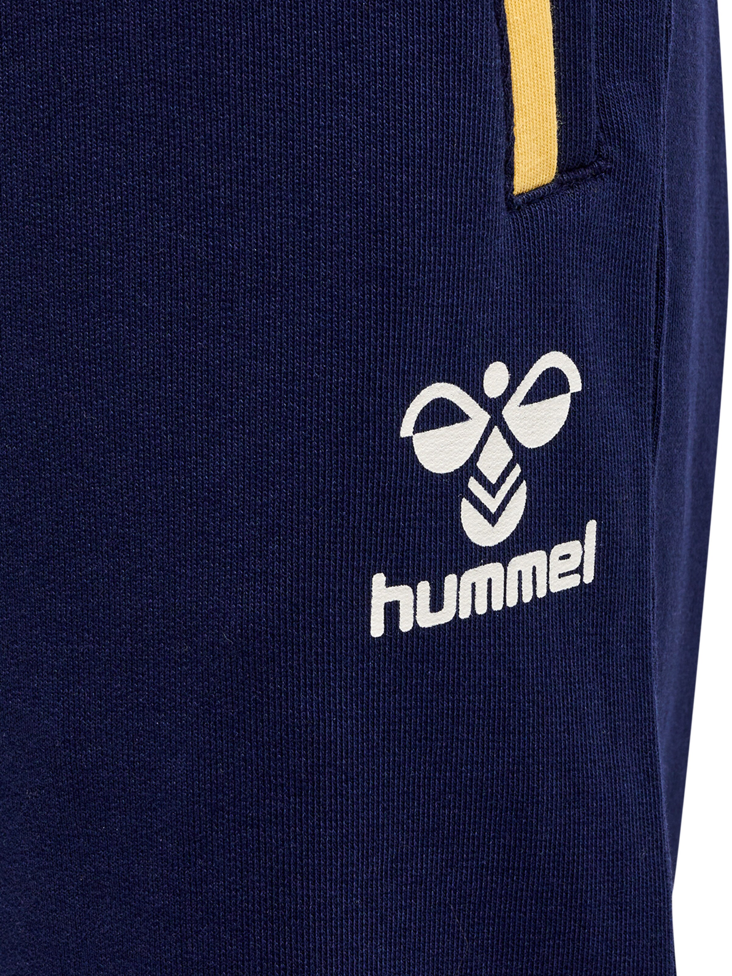 Hummel Tapered Sportbroek in Blauw