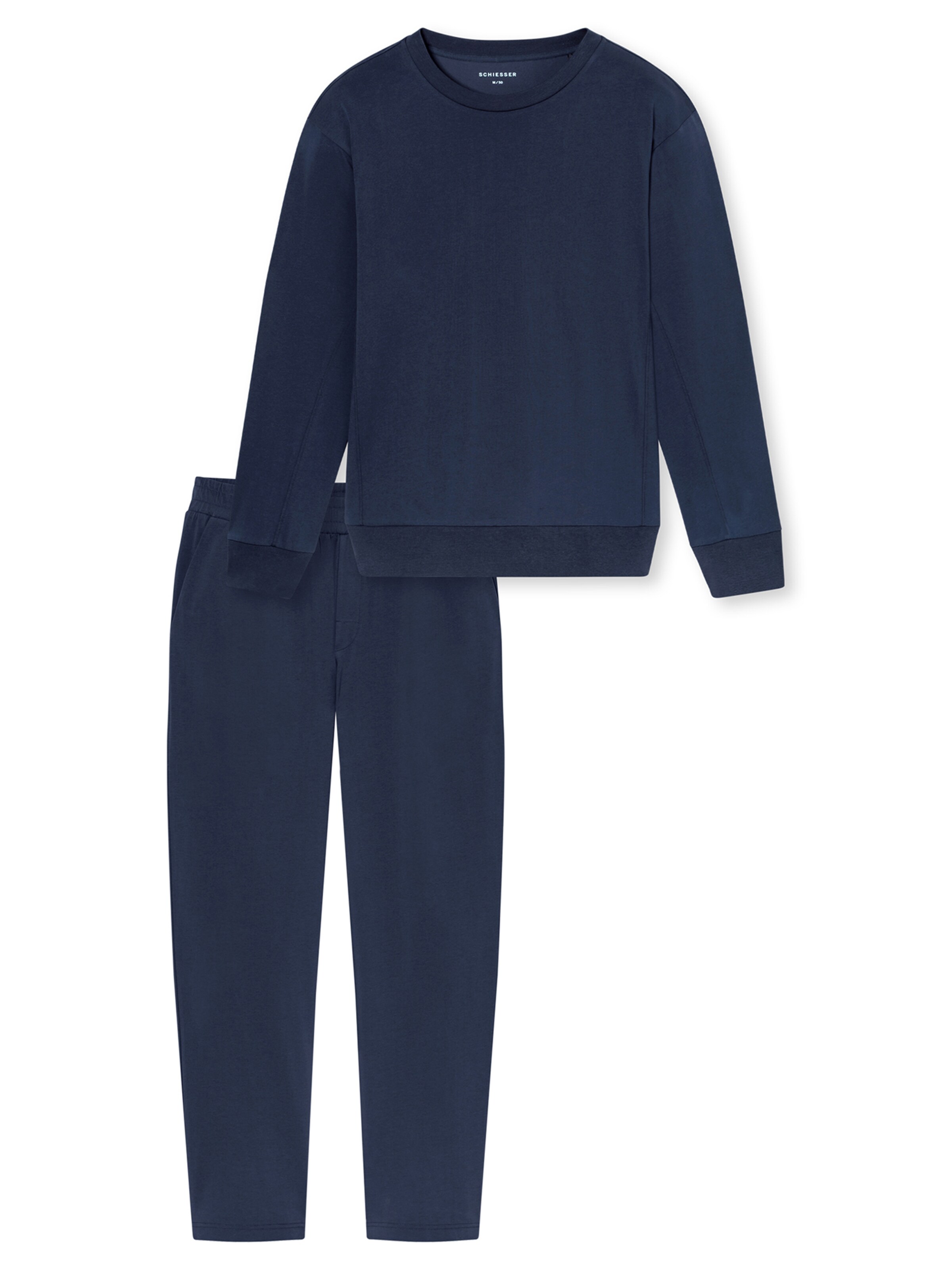 SCHIESSER Pyjama ' Modern Nightwear ' in Blau: Vorderseite