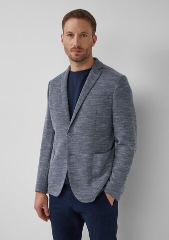 Coupe regular Veste de costume s.Oliver BLACK LABEL en bleu : devant