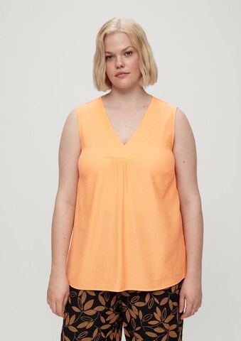 TRIANGLE Blouse in Orange: front