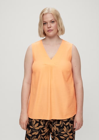 TRIANGLE Blouse in Orange: front