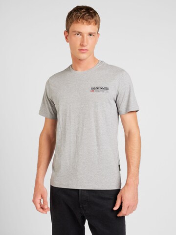 NAPAPIJRI Bluser & t-shirts 'S-KASBA' i grå: forside