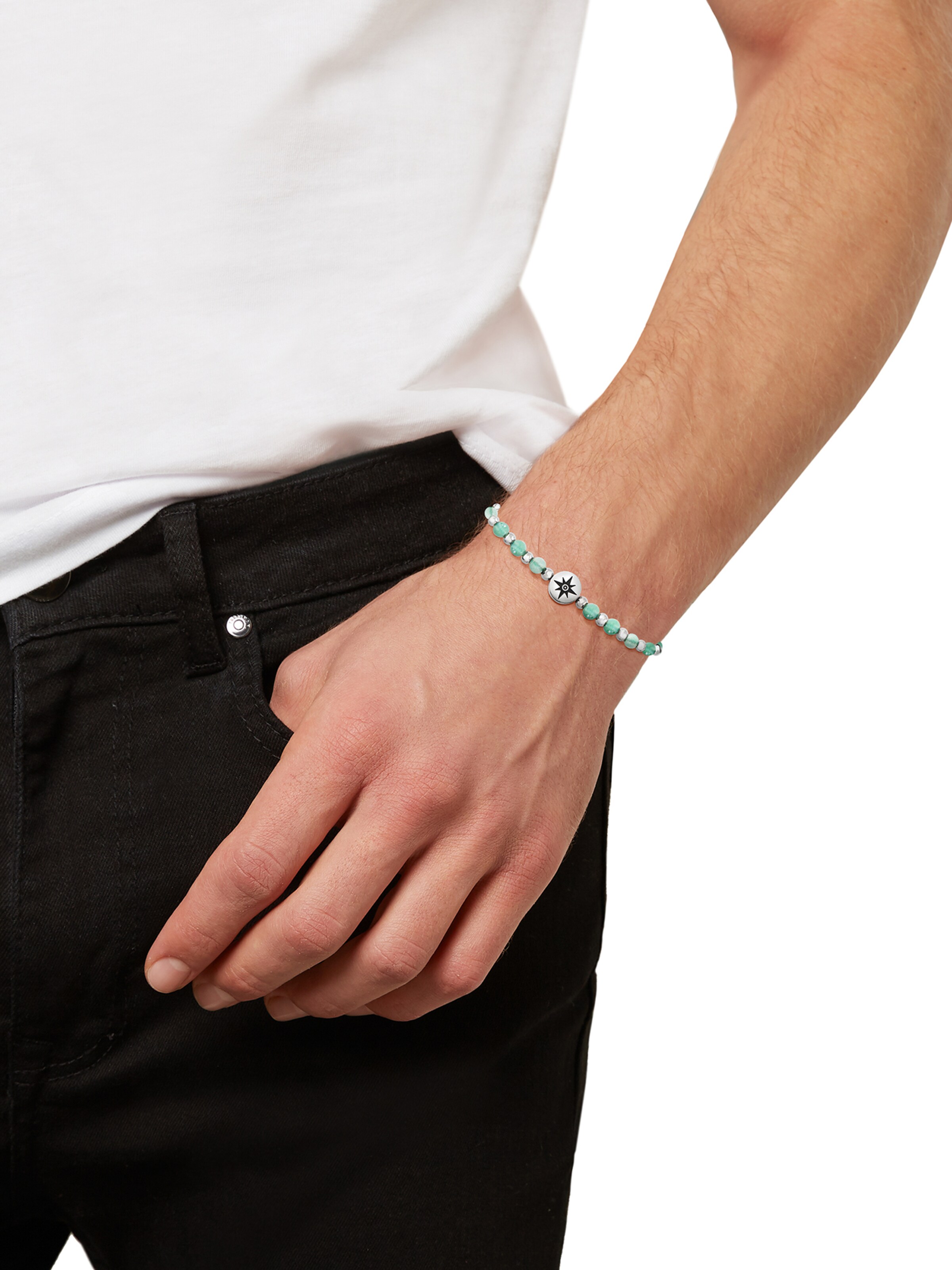 Breil Armband 'Soundwave' in Zilver: voorkant