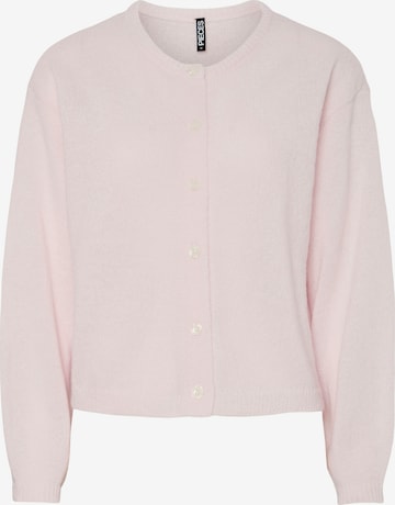 Cardigan 'PCIda' PIECES en rose : devant