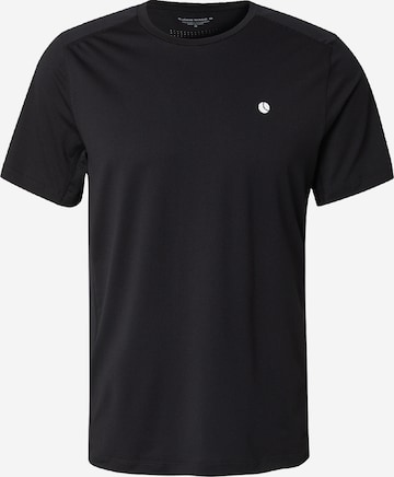 BJÖRN BORG Funktionsshirt in Schwarz: Vorderseite