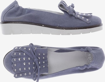 SPM Flats & Loafers in 38 in Blue: front