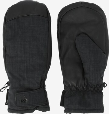 SOS Mittens 'Fernie' in Black: front