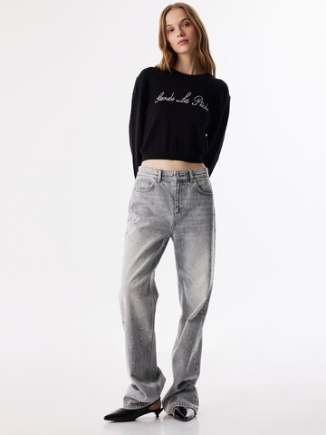 Wide Leg Jean Twist en gris