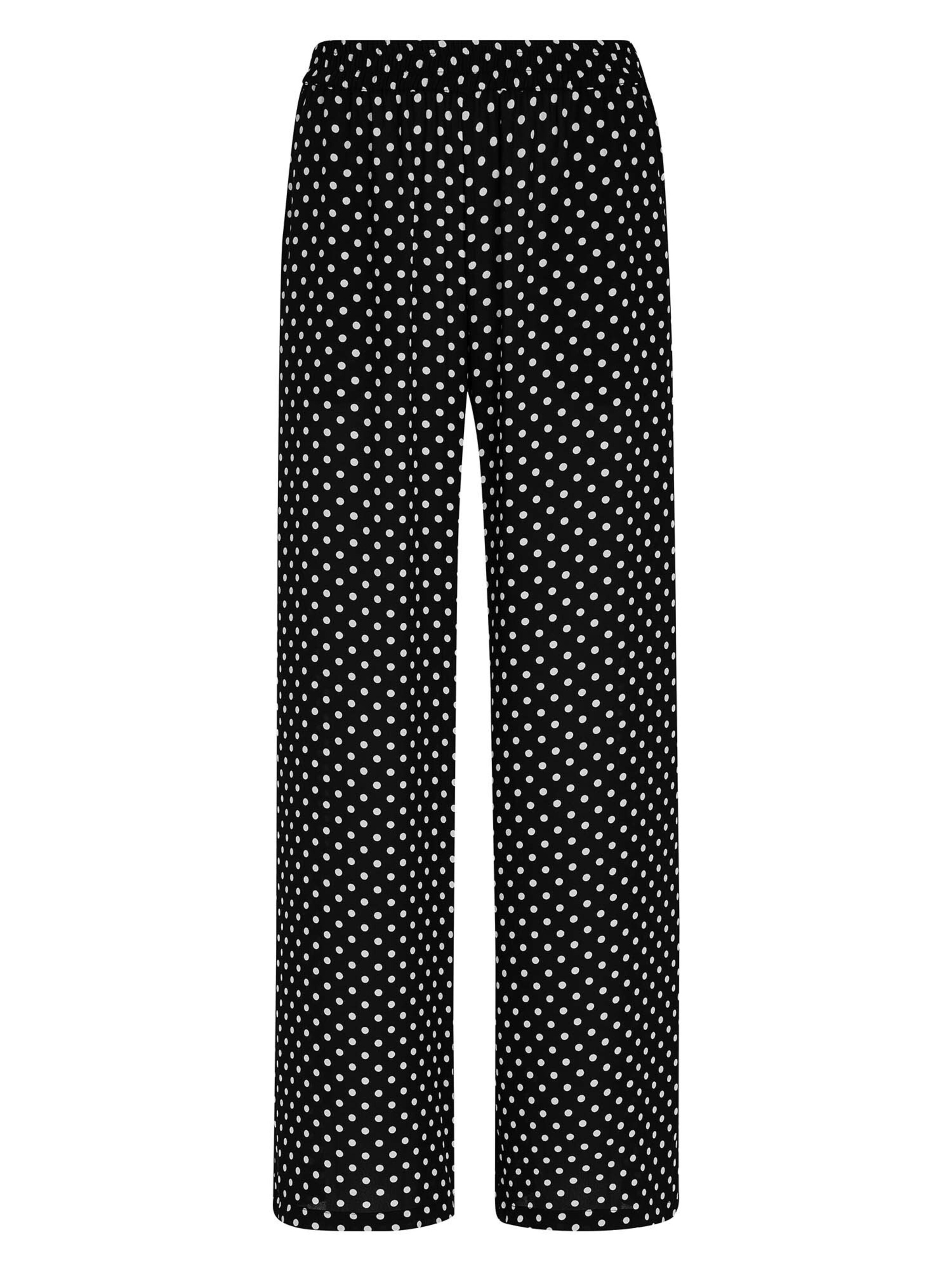 MADELEINE Loose fit Pants in Black: front