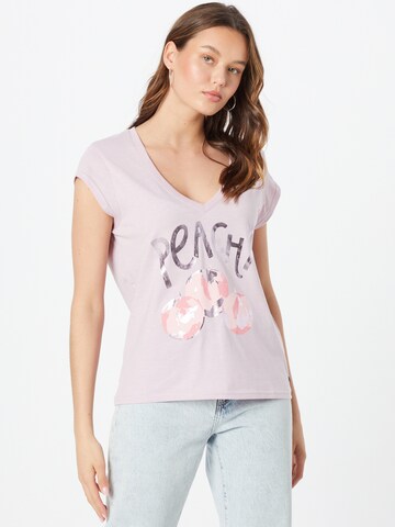 T-shirt Coster Copenhagen en violet : devant