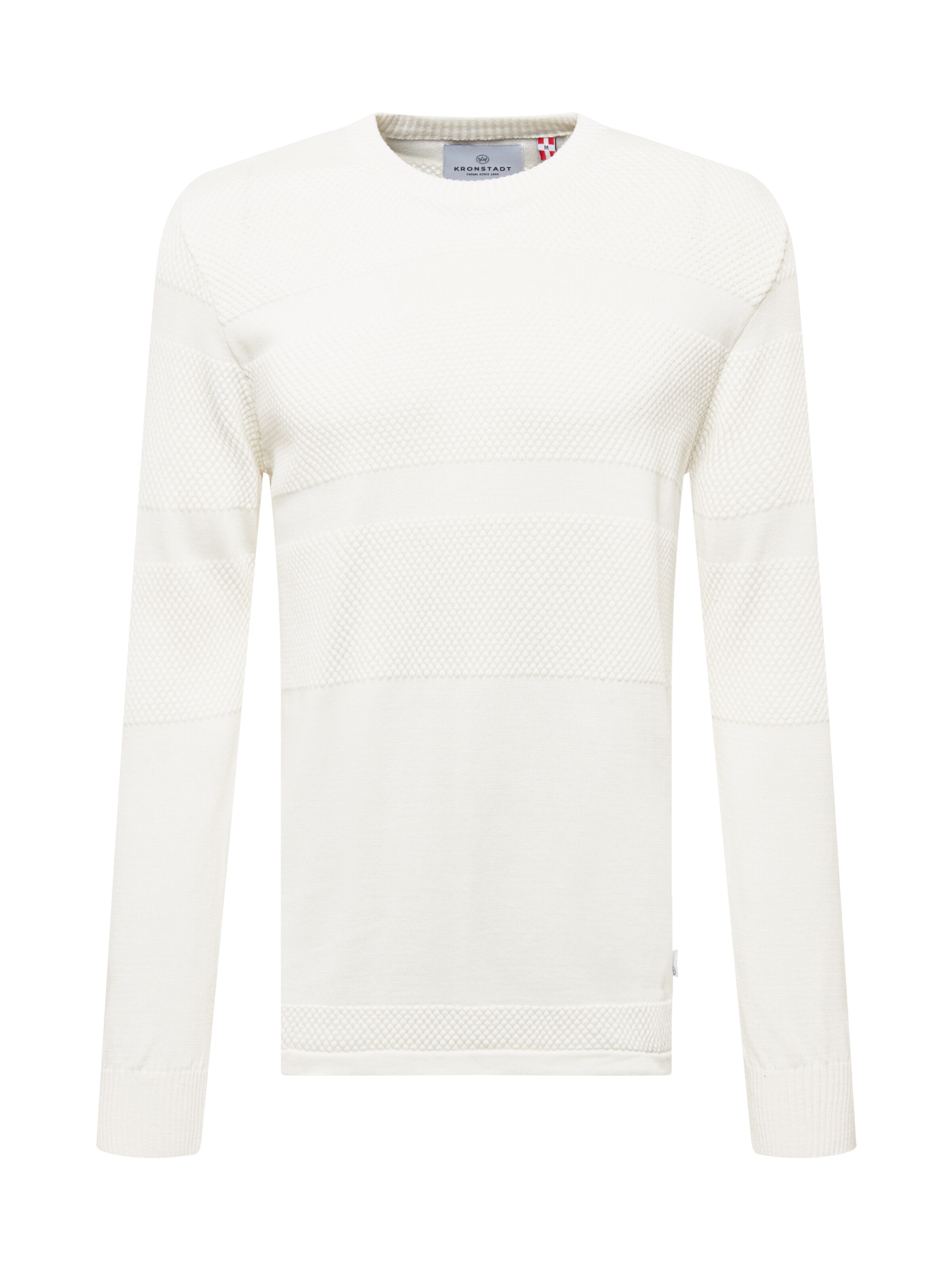 Kronstadt Trui 'Hannes' in Wit: voorkant
