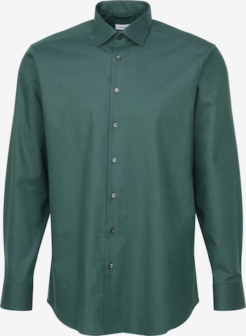 SEIDENSTICKER Zakelijk overhemd in Groen: voorkant