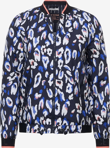 CECIL Between-Season Jacket in Blue: front