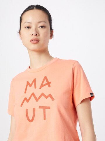 MAMMUT Functioneel shirt 'Massone' in Oranje