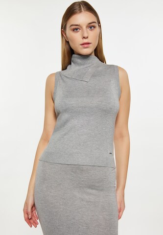 DreiMaster Klassik Sweater in Grey: front